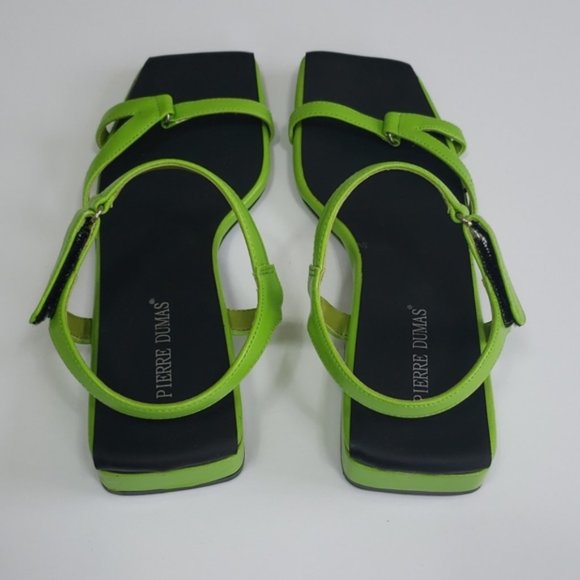 Pierre Dumas Women sandals Lime Green - Picture 5 of 14